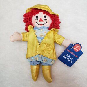 Y2K Raggedy Ann APRIL "Doll of the Month" Collectible Children's Doll Toy